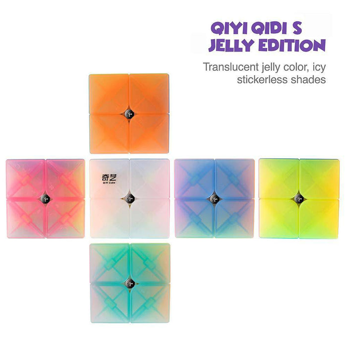 QiYi 3x3 & 2x2 Speed Cube Set - Jelly - DailyPuzzles