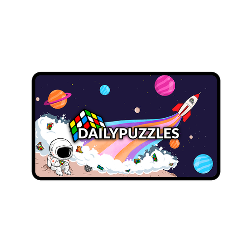 [PRE-ORDER] DailyPuzzles Speed Cube Mat - Cubing in Space - DailyPuzzles