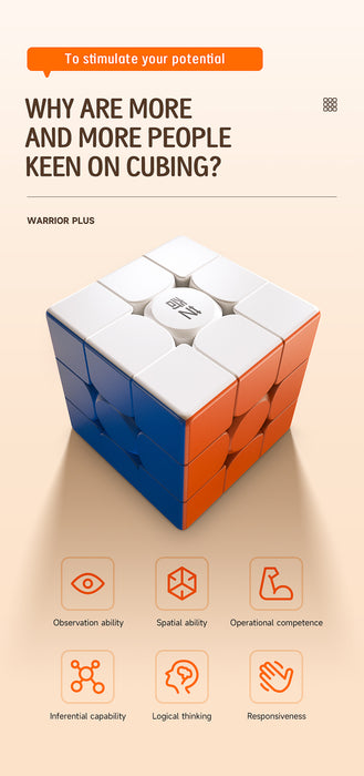 [PRE-ORDER] QiYi Warrior Plus 3x3 Giant 18.8cm Cube - DailyPuzzles