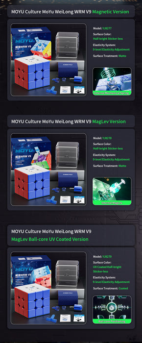Moyu Weilong WRM V9 3x3 Maglev - DailyPuzzles